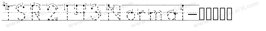 TS R 2143 Normal字体转换